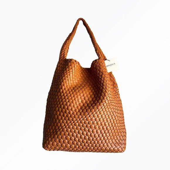 Byndia New York | Bags | Bindya New York Handcrafted Woven Tote 